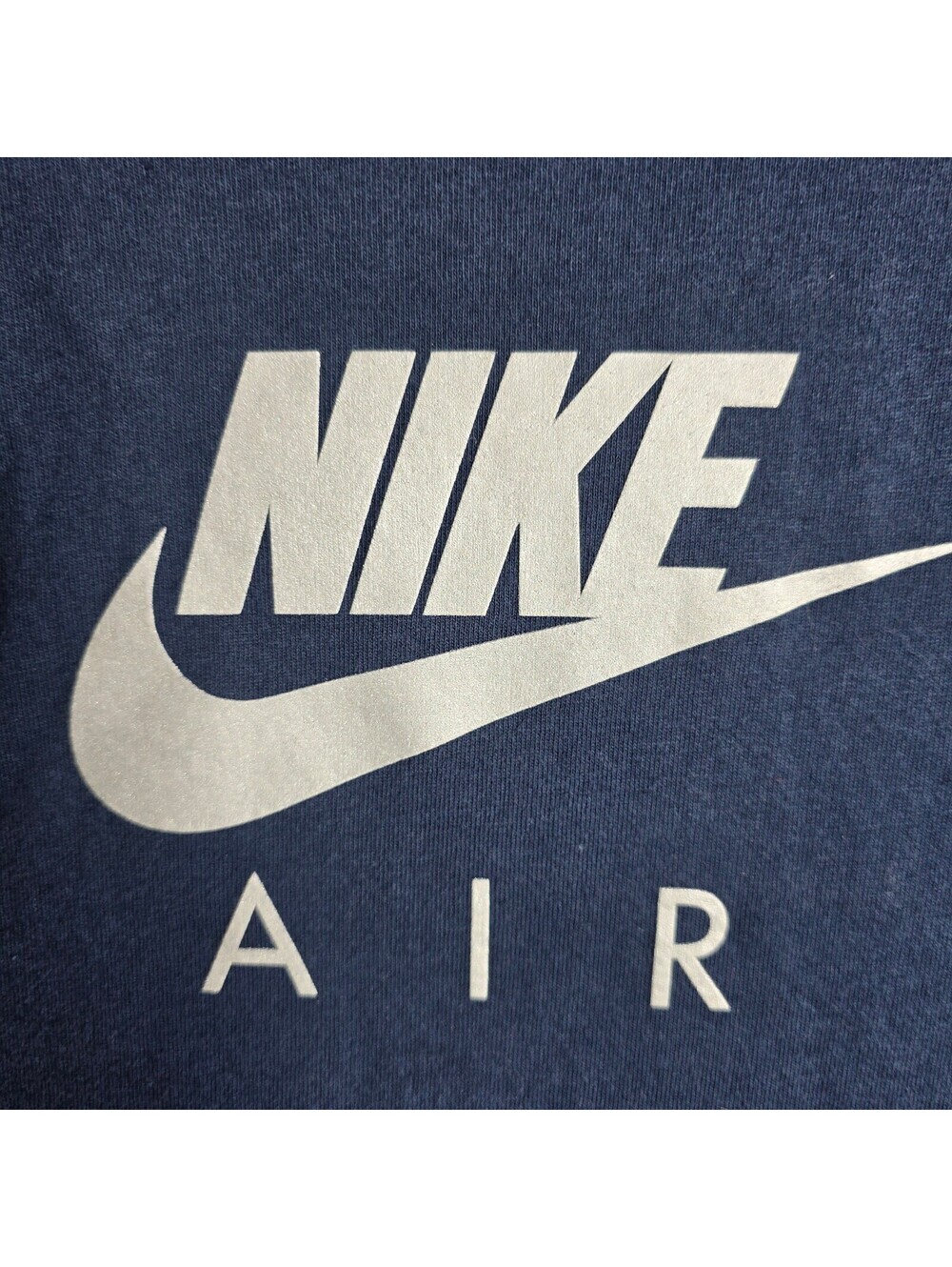 Vintage Nike Air navy blue the classic Nike Air spellout and swoosh logo - Picture 3 of 8